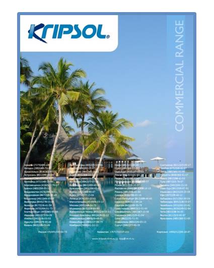 Danh mục SẢN phẩm KRIPSOL. Máy bơm và bộ lọc (eng) từ nhà sản xuất Kripsol
